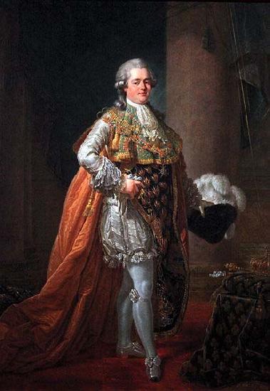 unknow artist Portrait of Louis Stanislas Xavier, comte de Provence France oil painting art
